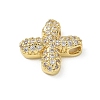 Brass Micro Pave Cubic Zirconia Pendants KK-A300-02G-X-2