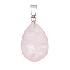 Natural Rose Quartz Pendants PW-WGF34F4-03-1