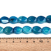 Dyed & Heated Natural Agate Beads Strands G-N359-14A-03-5