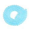 Baking Paint Frosted Glass Beads Strands FGLA-N003-6mm-02-2