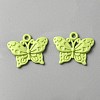 Baking Painted Alloy Pendants FIND-TAC0011-82A-2