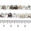 Natural Green Lodolite Quartz Beads Strands G-C179-A19-02-5