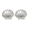 Brass Stud Earrings EJEW-R032-02P-4