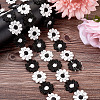 Colorful Polyester Lace Trim OCOR-TA0001-34K-16