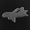 Plane/Airliner ABC Plastic Pegboards used for 5x5mm DIY Fuse Beads DIY-Q009-32-1