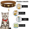 12Pcs Alloy Enamel Cat/Fishbone/Paw Pendant Decorations HJEW-PH01646-3