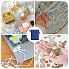 10Pcs Brocade Good Luck Fortune Drawstring Gift Blessing Bags PAAG-TADJ0001-01C-6