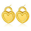 304 Stainless Steel Stud Earrings WG39C60-01-4