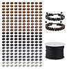 Fashewelry Men's Mixed Stone Bracelet DIY Making Kit DIY-FW0001-11-20