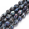 Natural Keshi Pearl Beads Strands PEAR-S021-156-1