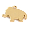 Golden Brass Enamel Pendants KK-P197-09B-G-3