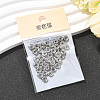 SHEGRACE Brass Micro Pave Clear Cubic Zirconia Spacer Beads XGRQ1U396-362P-6