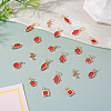 21Pcs 7 Styles Brass Enamel Charms KK-TA0003-19D-6
