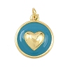 Brass Enamel Pendants KK-L251-02G-2