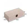 Rectangle Wooden Jewelry Packing Boxes CON-WH0133-005-1
