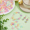500Pcs Luminous Transparent Acrylic Beads LACR-PA0001-03-4