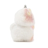 Flocking Opaque Resin Pendants RESI-I353-02P-01-2