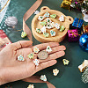 24Pcs 6 Colors Handmade Porcelain Beads PORC-TA0001-39-8
