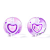 Transparent Handmade Lampwork Beads LAMP-T011-24B-01-2