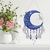 DIY Moon Pendant Decoration Diamond Painting Kit PW-WG99858-01-4