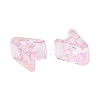 UV Plating Transparent Acrylic European Beads OACR-M027-02A-01-2