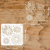 Large Plastic Reusable Drawing Painting Stencils Templates DIY-WH0172-797-2