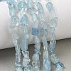 Natural Aquamarine Beads Strands G-P433-06A-8