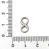 304 Stainless Steel Infinity Linking Rings STAS-S185-13P-D-3