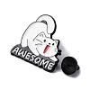 Cat with Word Awesome Enamel Pins JEWB-Q015-01D-3