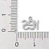304 Stainless Steel Charms STAS-K286-02A-P-3