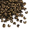 Iron Crimp Beads Covers IFIN-H028-AB-1