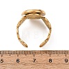 Spiral 304 Stainless Steel Cuff Ring Components STAS-P454-02D-G-3