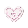 Transparent Plastic Pendants LS-KY-P014-01A-2