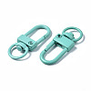 Spray Painted Eco-Friendly Alloy Swivel Snap Hooks Clasps LS-PALLOY-T080-02D-NR-3