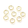 Brass Open Jump Rings KK-V007-004G-04-1