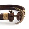 Leather Multi-Strand Bracelets BJEW-P128-35-3