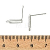 SHEGRACE Brass Stud Earring Findings XGRQ6H659-899P-3