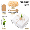 8Pcs Square Folding Kraft Paper Mailer Boxes CON-CP0001-018A-2