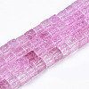 Crackle Glass Beads GLAA-S192-005F-1