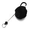 Aluminum Alloy Pom Pom Ball Beadable Keychain Bar HJEW-Q001-01D-2