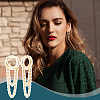 1Pair 925 Sterling Silver Hoop Earrings EJEW-UN0002-85G-5