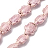 Handmade Porcelain Beads Strands LAMP-G140-02M-1