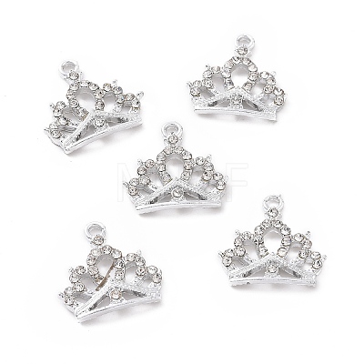 Alloy Rhinestone Pendants ALRI-C008-08P-1