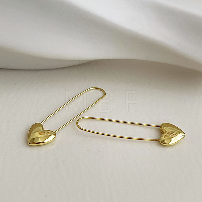 Brass Hoop Earrings PW23031072972-1