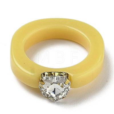 Resin Finger Rings RJEW-Z007-04B-1