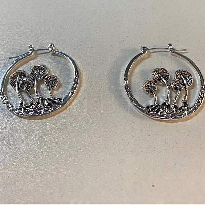 Alloy Hoop Earrings FS-WG4BE07-01-1-1