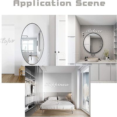 Acrylic Mirror Wall Stickers DIY-WH0190-85B-1