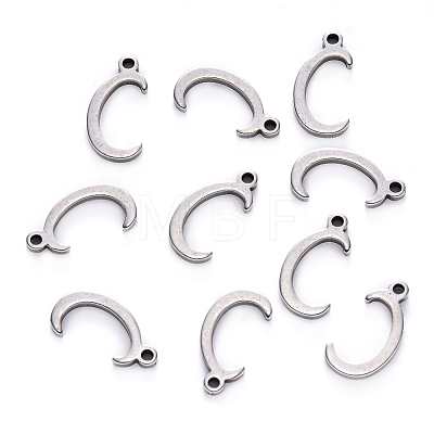 201 Stainless Steel Charms STAS-R105-C-1