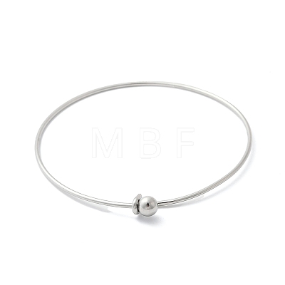 304 Stainless Steel Bangles for Women BJEW-C088-02P-1