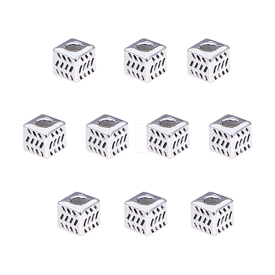 Tibetan Silver Alloy Spacer Beads TIBE-PH0004-88-1